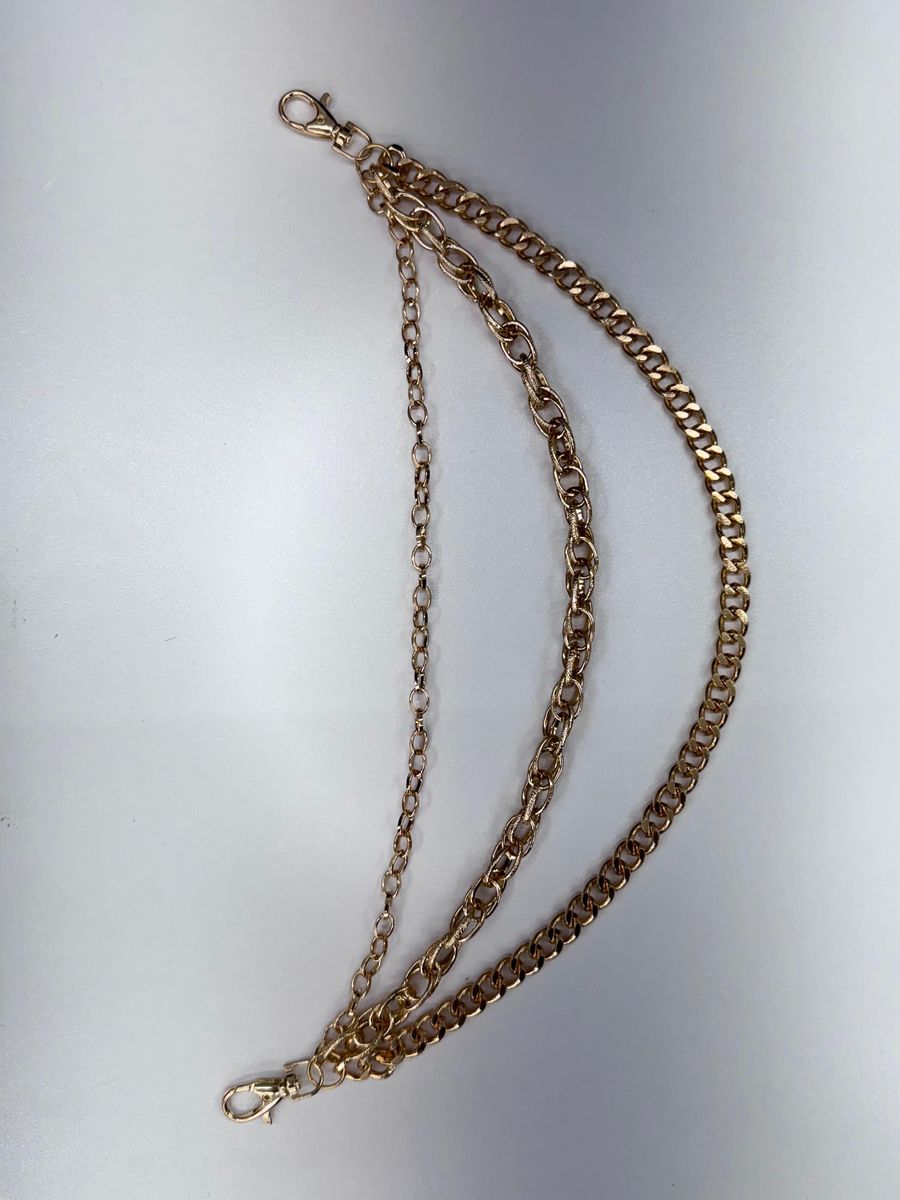 DRUNZ GOLD 3 LAYER WALLET CHAIN
