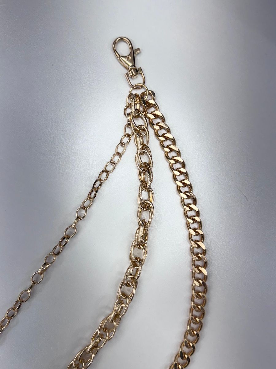 DRUNZ GOLD 3 LAYER WALLET CHAIN
