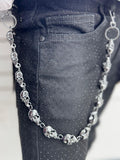 DRUNZ BLK SKELETON WALLET CHAIN