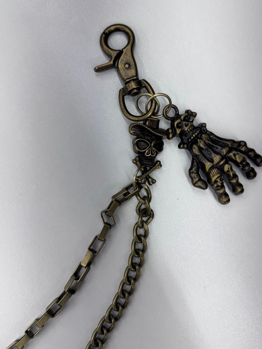 DRUNZ GOLD HAND METAL WALLET CHAIN