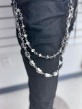 DRUNZ DICE AND SKELETON HEAD WALLET CHAIN