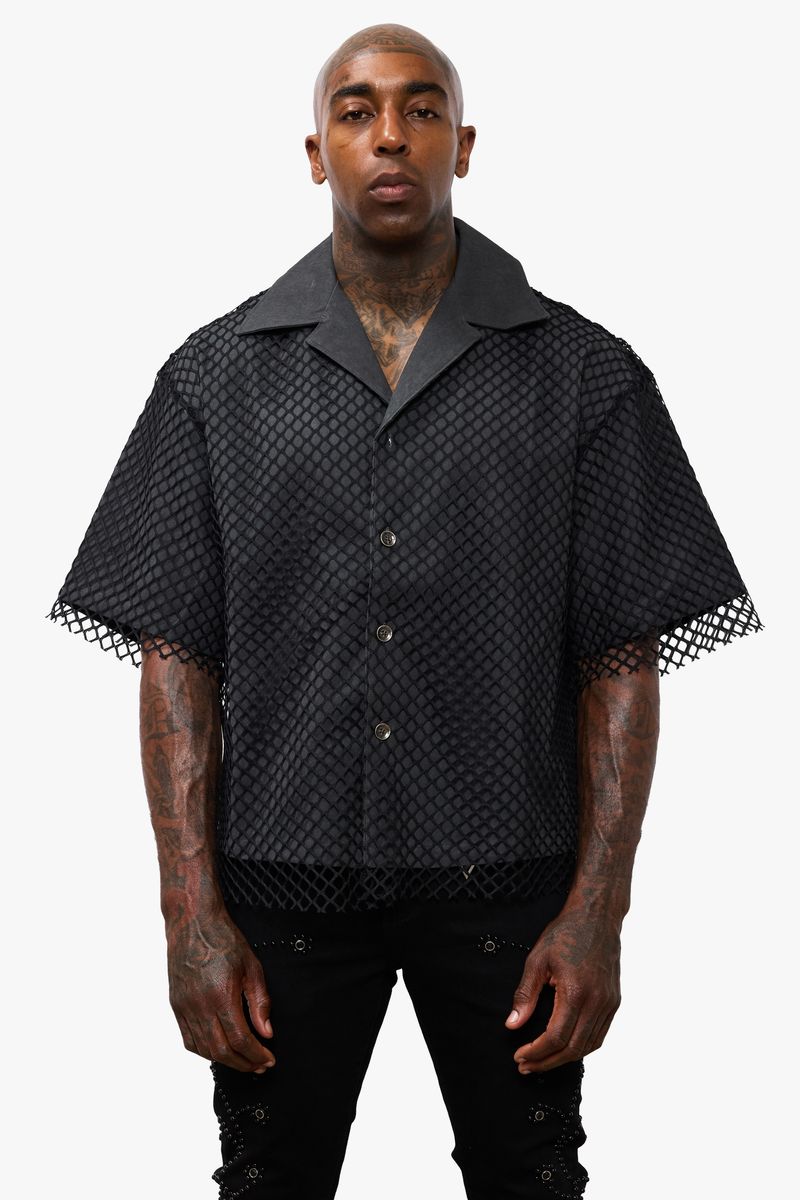 Valabasas "ENDLESS ROAD" BUTTON DOWN (BLACK)