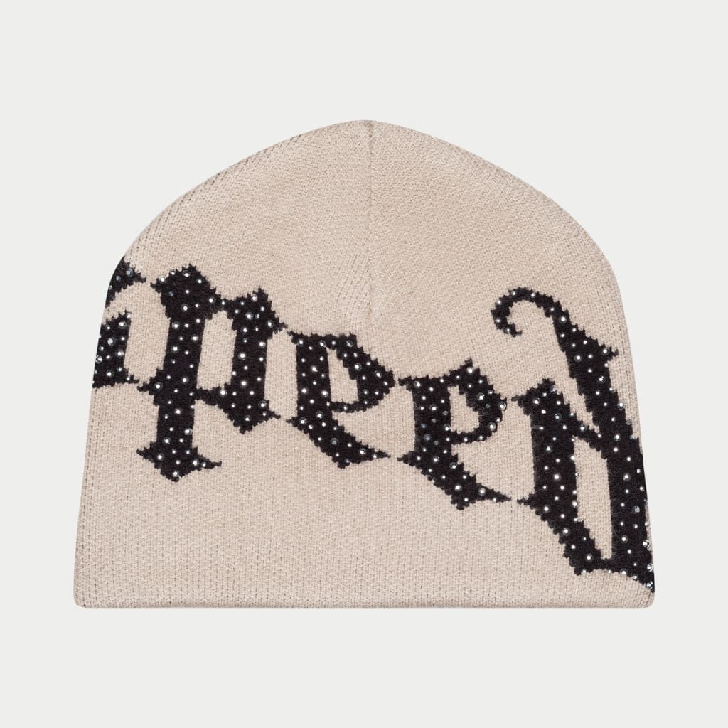Godspeed OG Logo Studded Beanie (Bone)