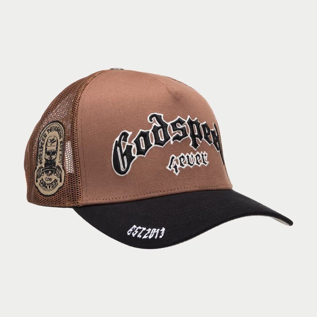 GODSPEED GS FOREVER TRUCKER HAT (Brown)