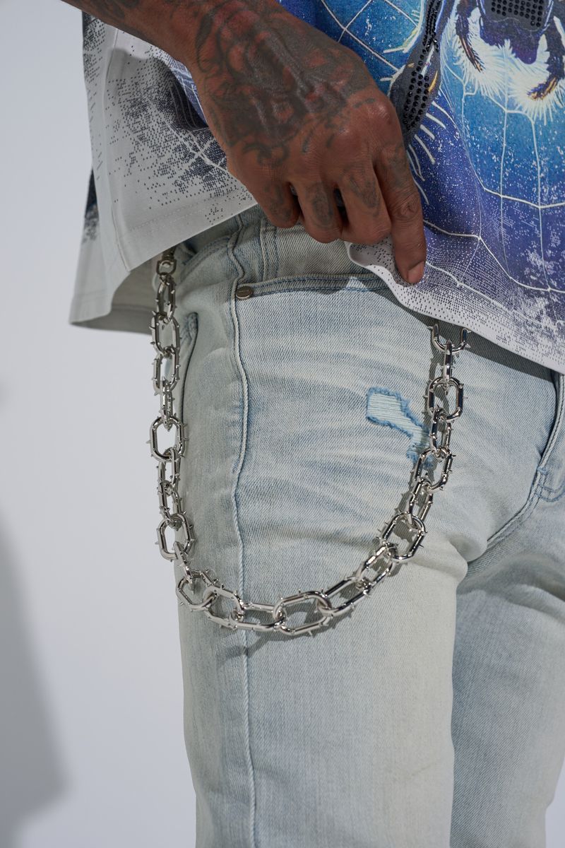 PHEELINGS "UNTOUCHABLE" WALLET CHAIN (SILVER)