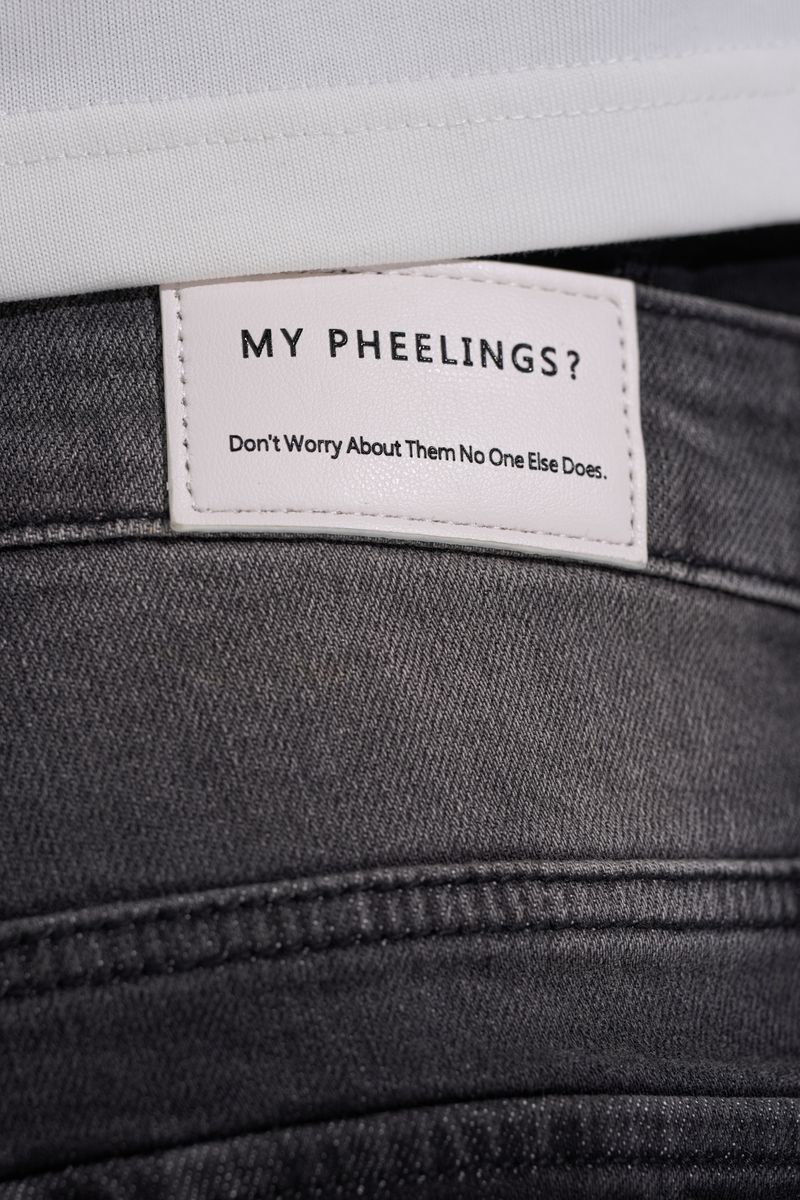 PHEELINGS "SHOOT FOR THE STARS" STACK CARGO DENIM (BLACK WASH)