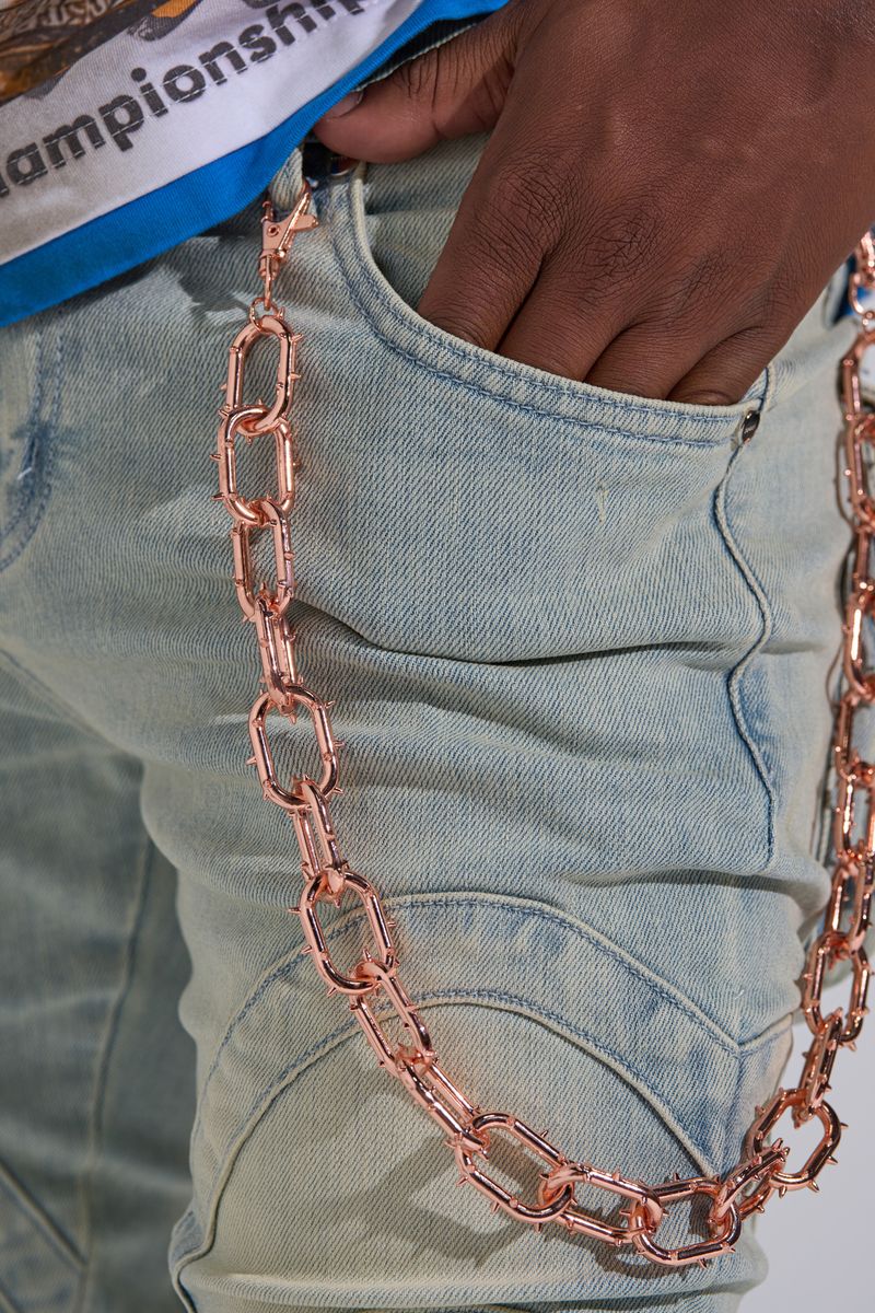 PHEELINGS "UNTOUCHABLE" WALLET CHAIN (ROSE GOLD)