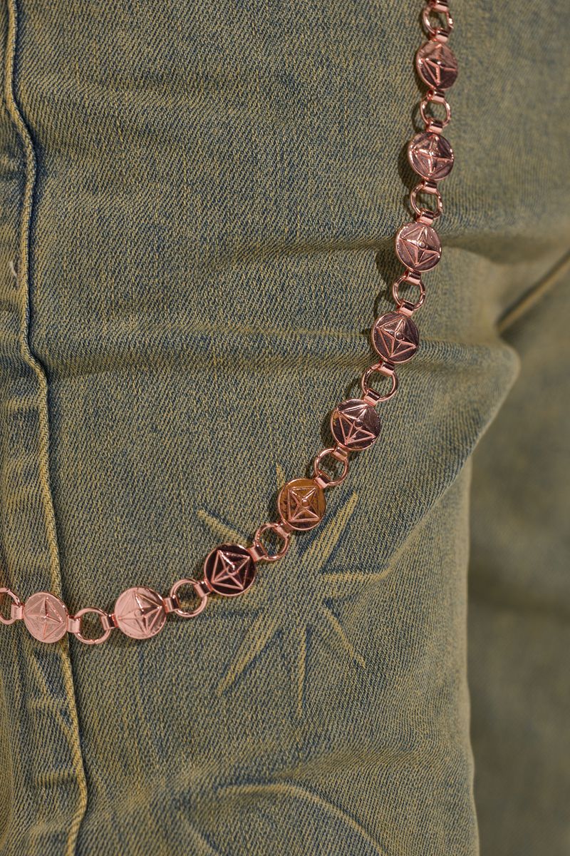 PHEELINGS "DESTINED TO BE" WALLET CHAIN (ROSE GOLD)
