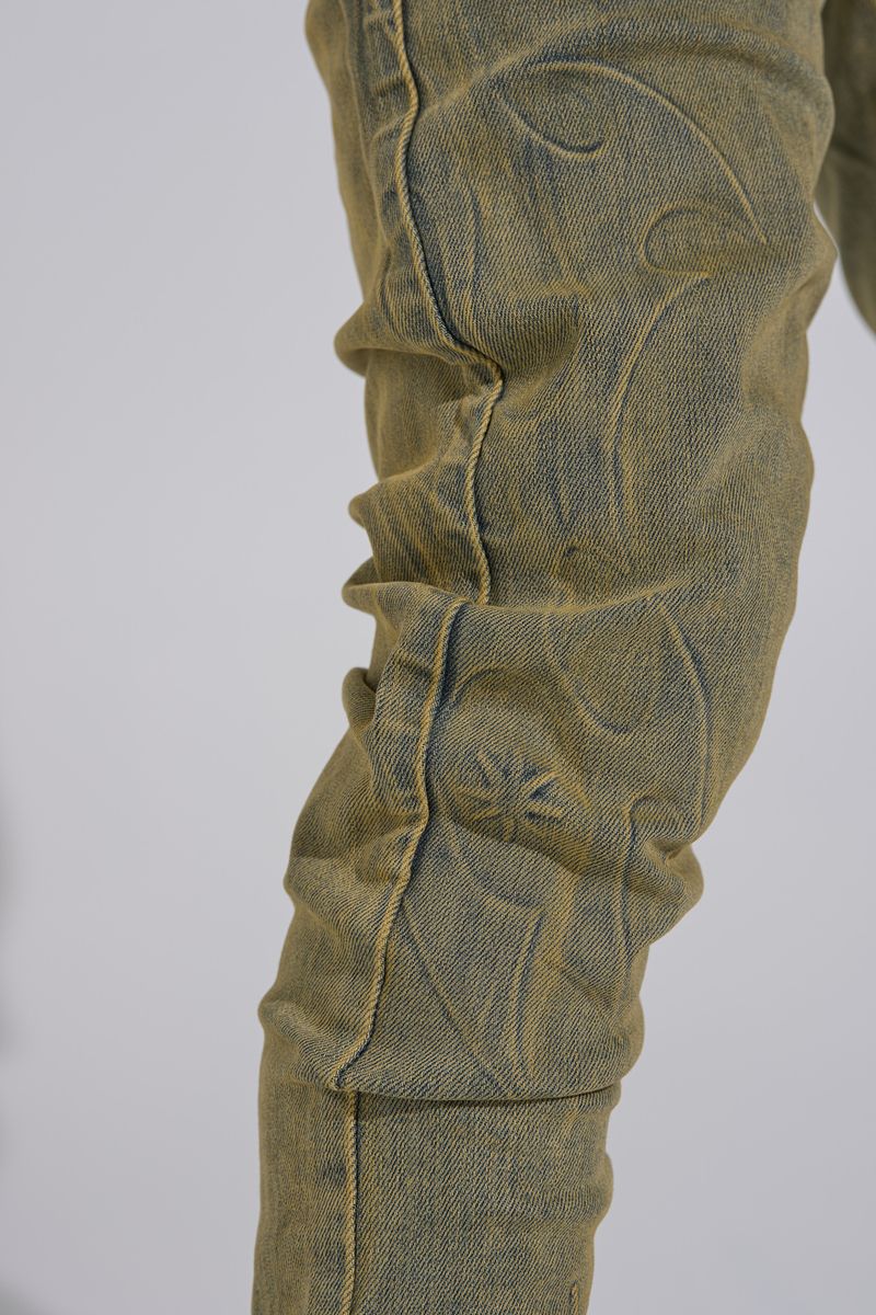 PHEELINGS "ARISE" STACK DENIM (SAND WASH)