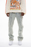 Gunzinii denim pants (Light Blue)