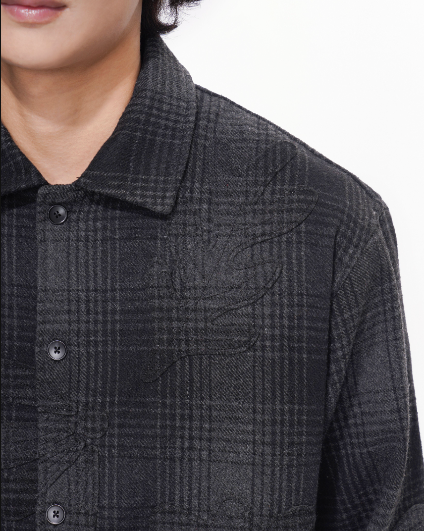 Valabasas HARVEST BUTTON DOWN (BLACK)