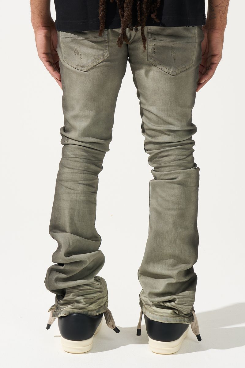 SERENEDE ZINC Stacked Jeans