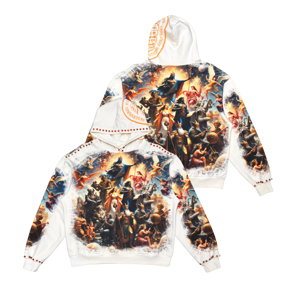 Stray full-zip hoodie (Cream)