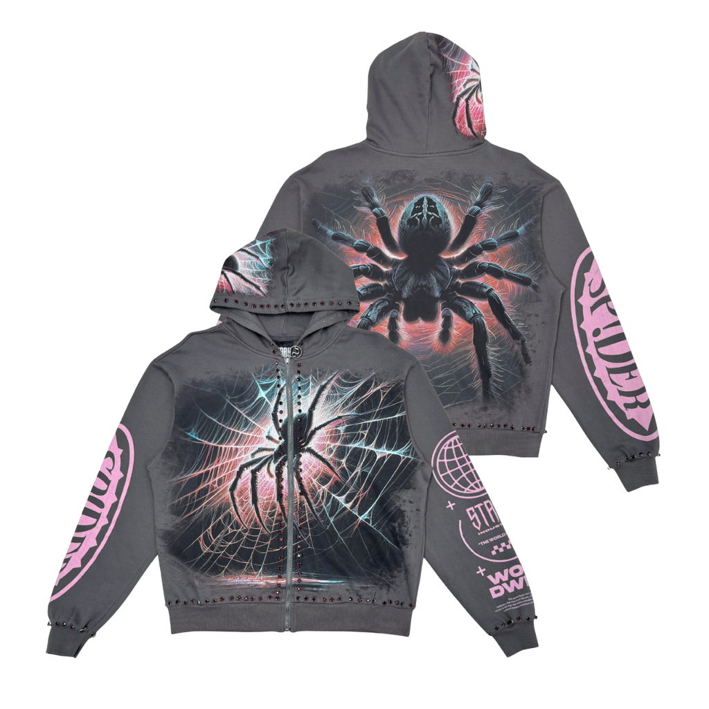 Stray full-zip hoodie (Charcoal)