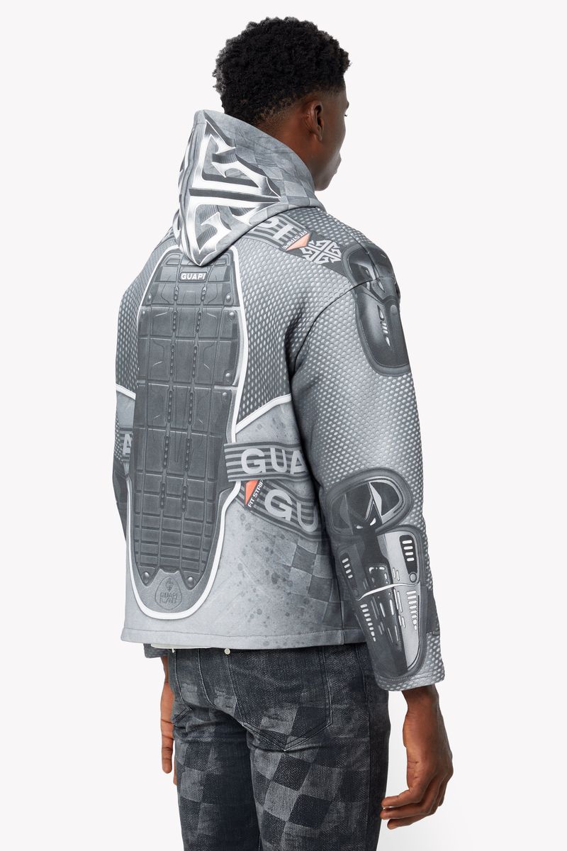 Guapi Cloud Grey Racer Hoodie