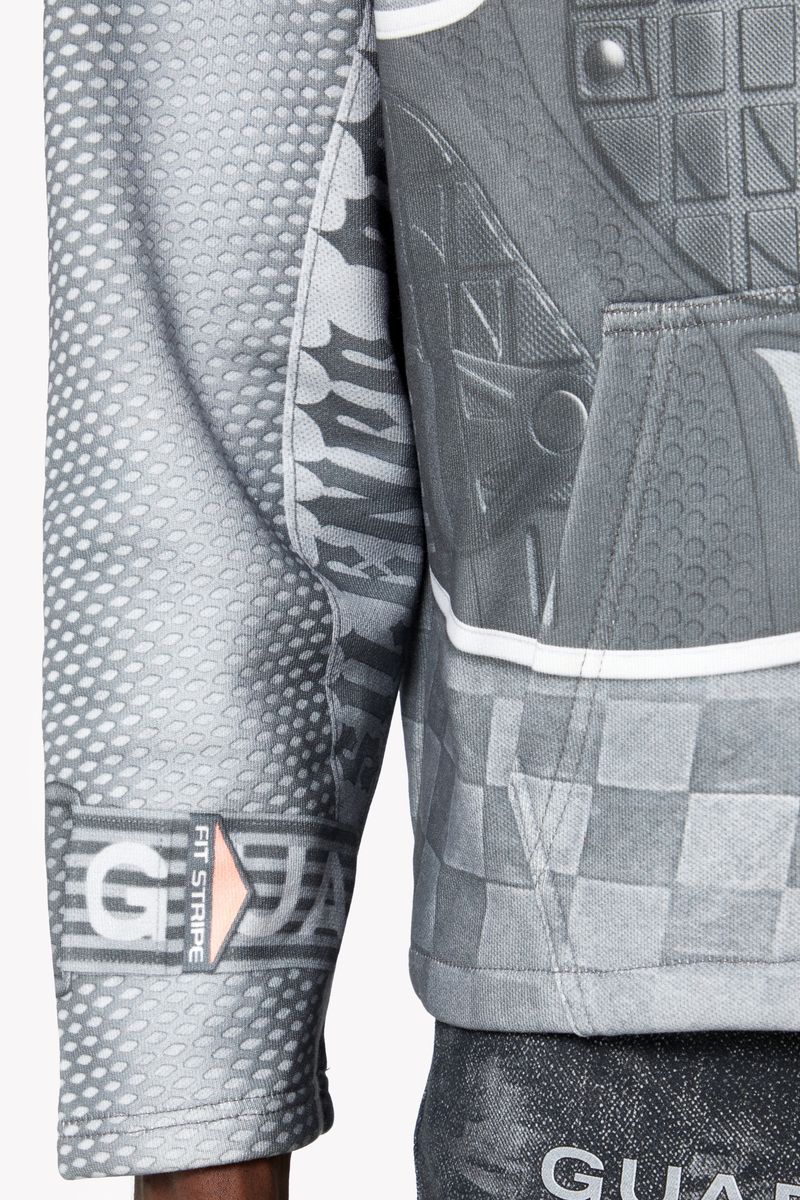 Guapi Cloud Grey Racer Hoodie