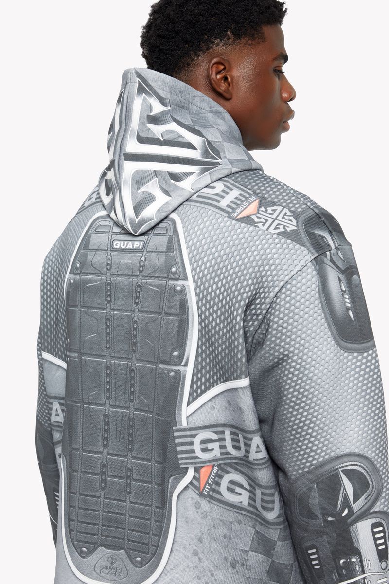 Guapi Cloud Grey Racer Hoodie