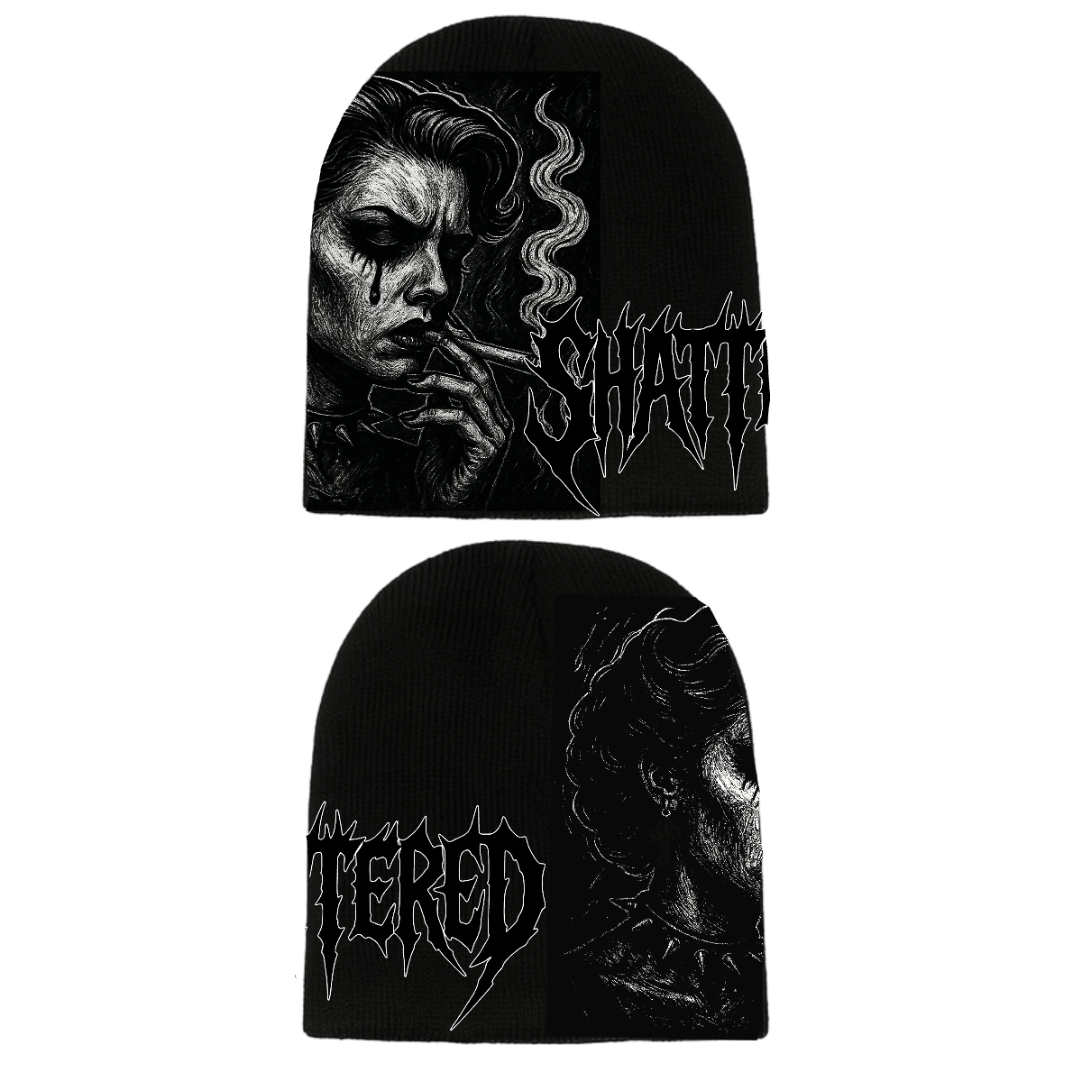 Shattered Hearts ANXIETY BEANIE