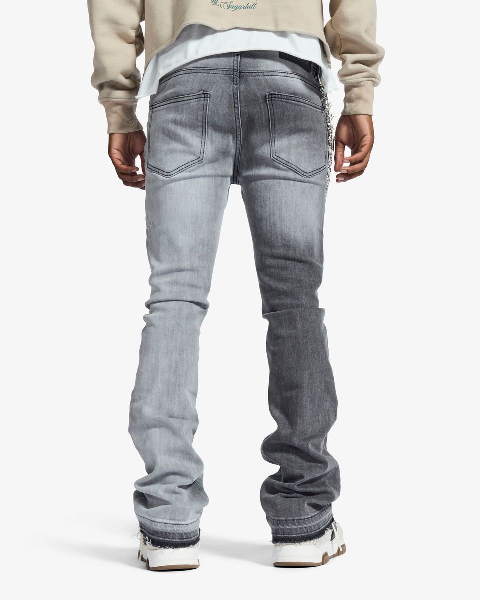 Melee "HANNIBAL" JEANS (SPLIT CHARCOAL WASH)