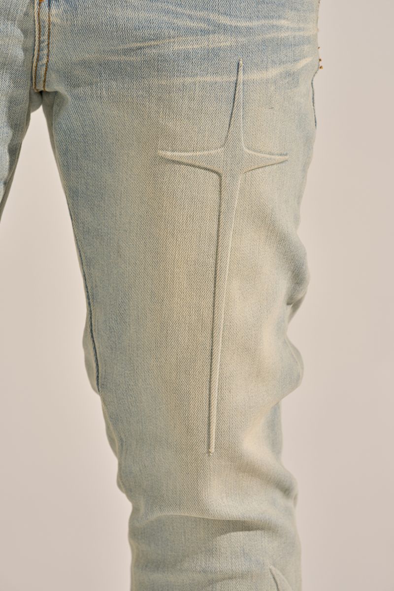 PHEELINGS "ARISE" STACK DENIM (ICE BLUE)