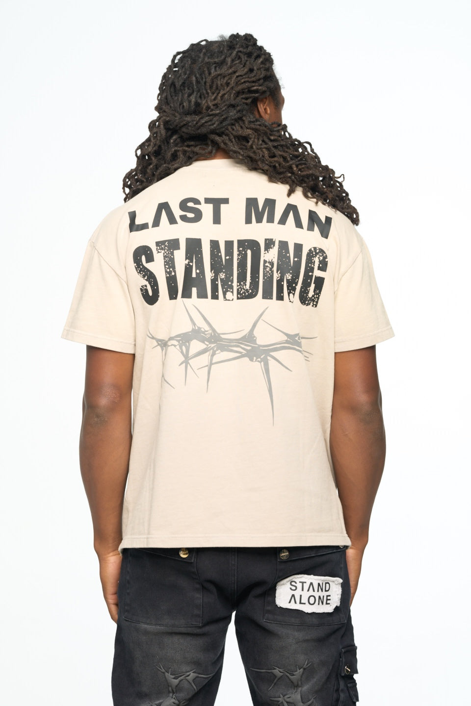 AOLOGNE LEFT STANDING GREY SS TEE (GREY)