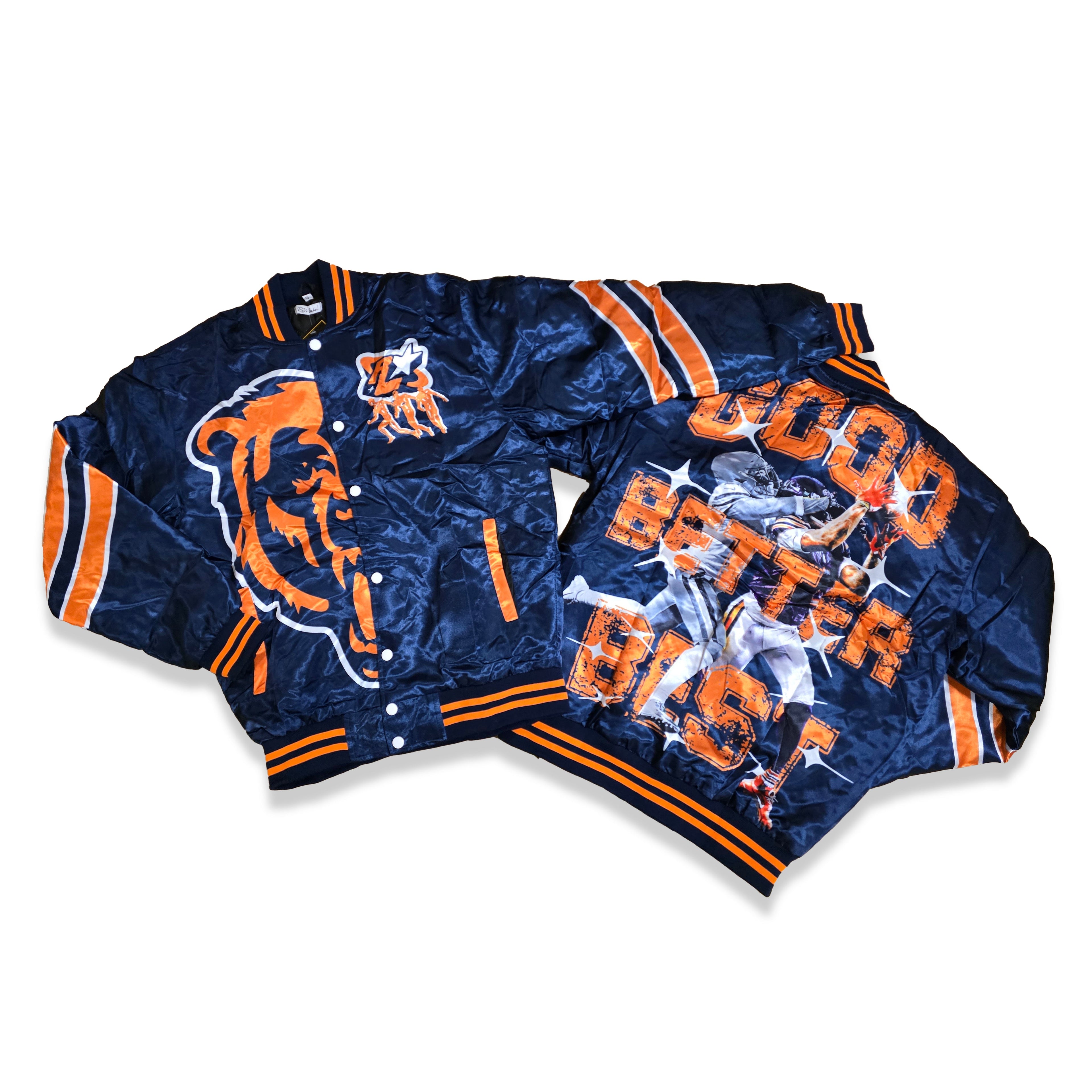 RETRO LABEL Bear Down SATIN JACKET