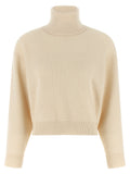 White Virgin Wool Cardigan