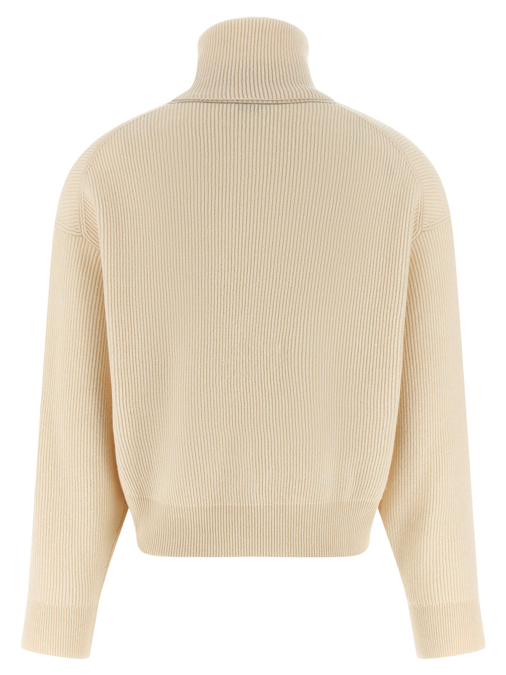 White Virgin Wool Cardigan