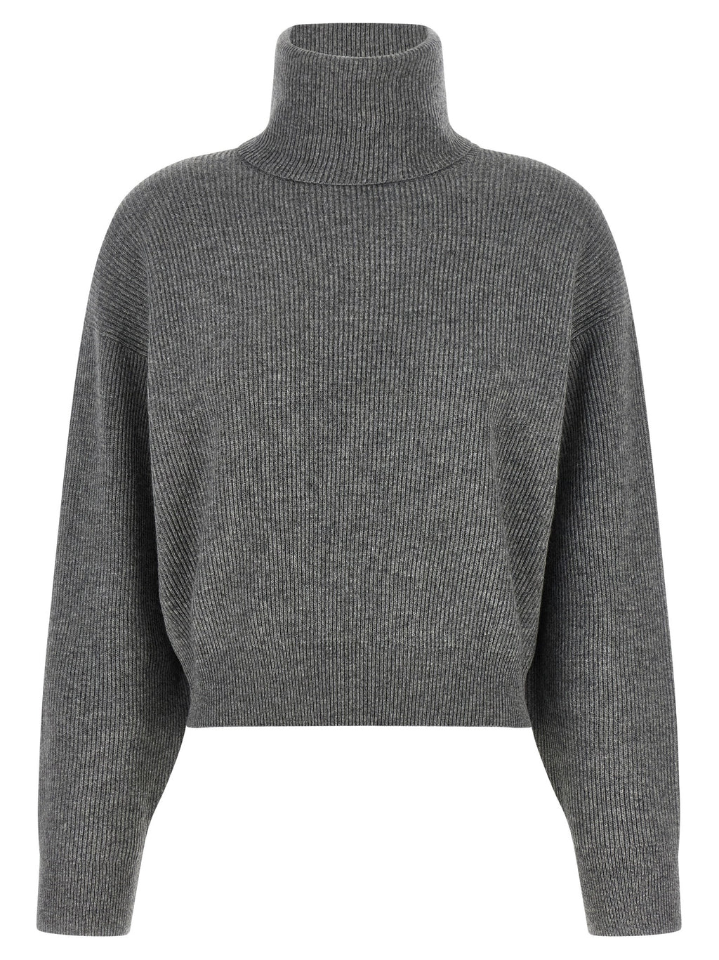 Gray Virgin Wool Cardigan