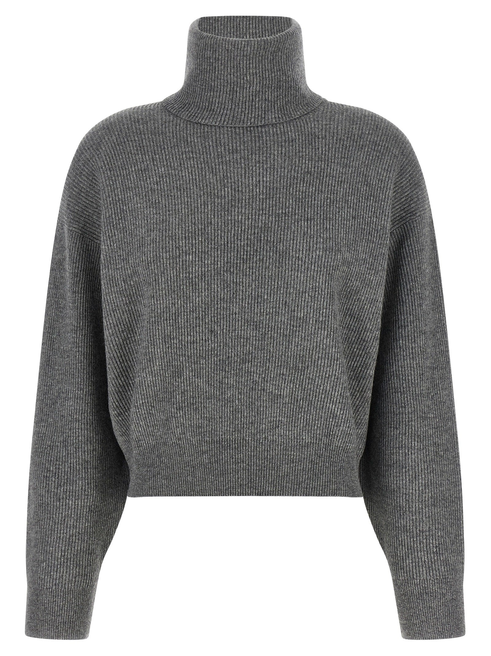 Gray Virgin Wool Cardigan