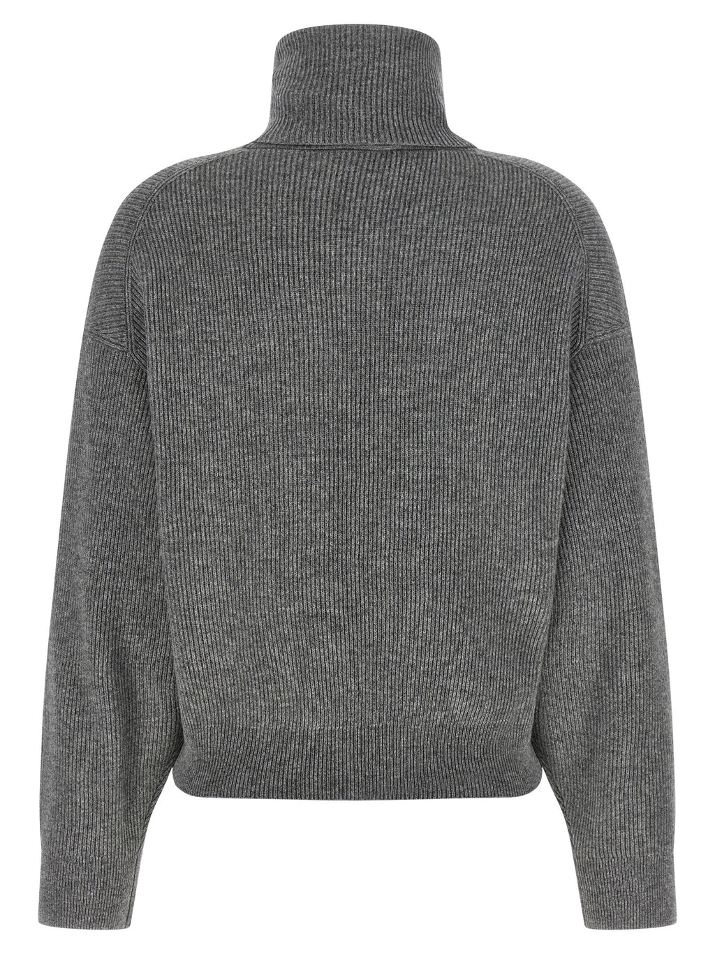Gray Virgin Wool Cardigan