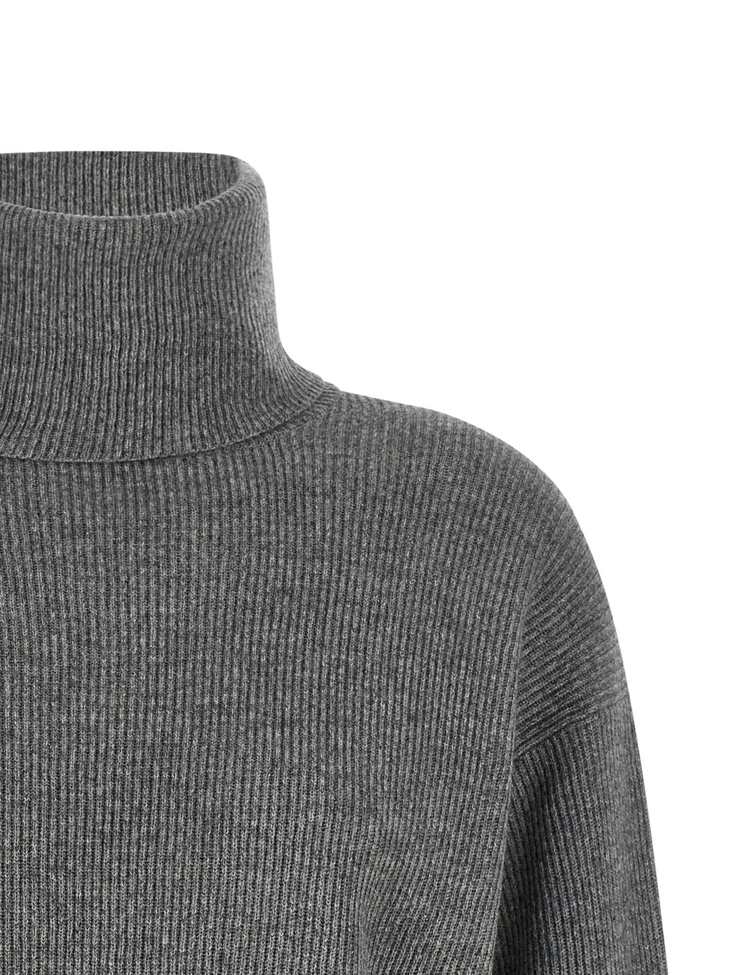 Gray Virgin Wool Cardigan