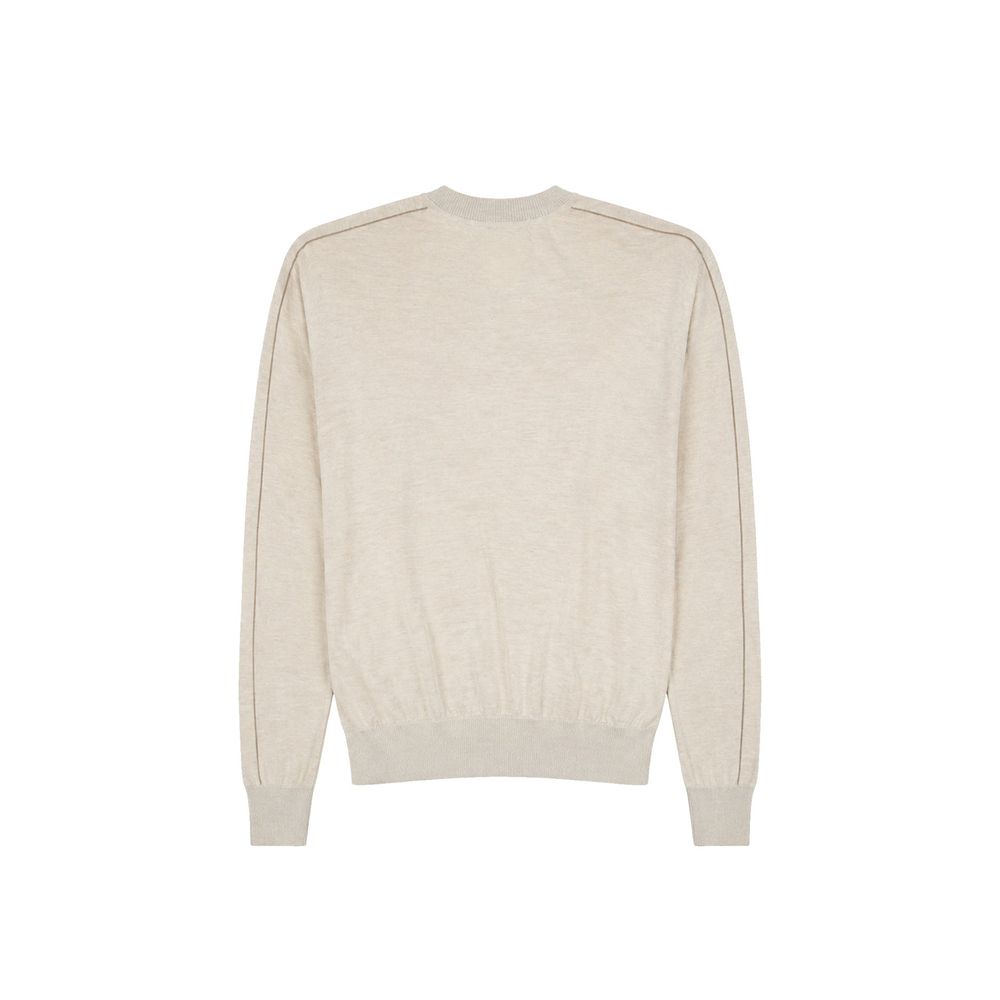 Beige Cashmere Sweatshirt