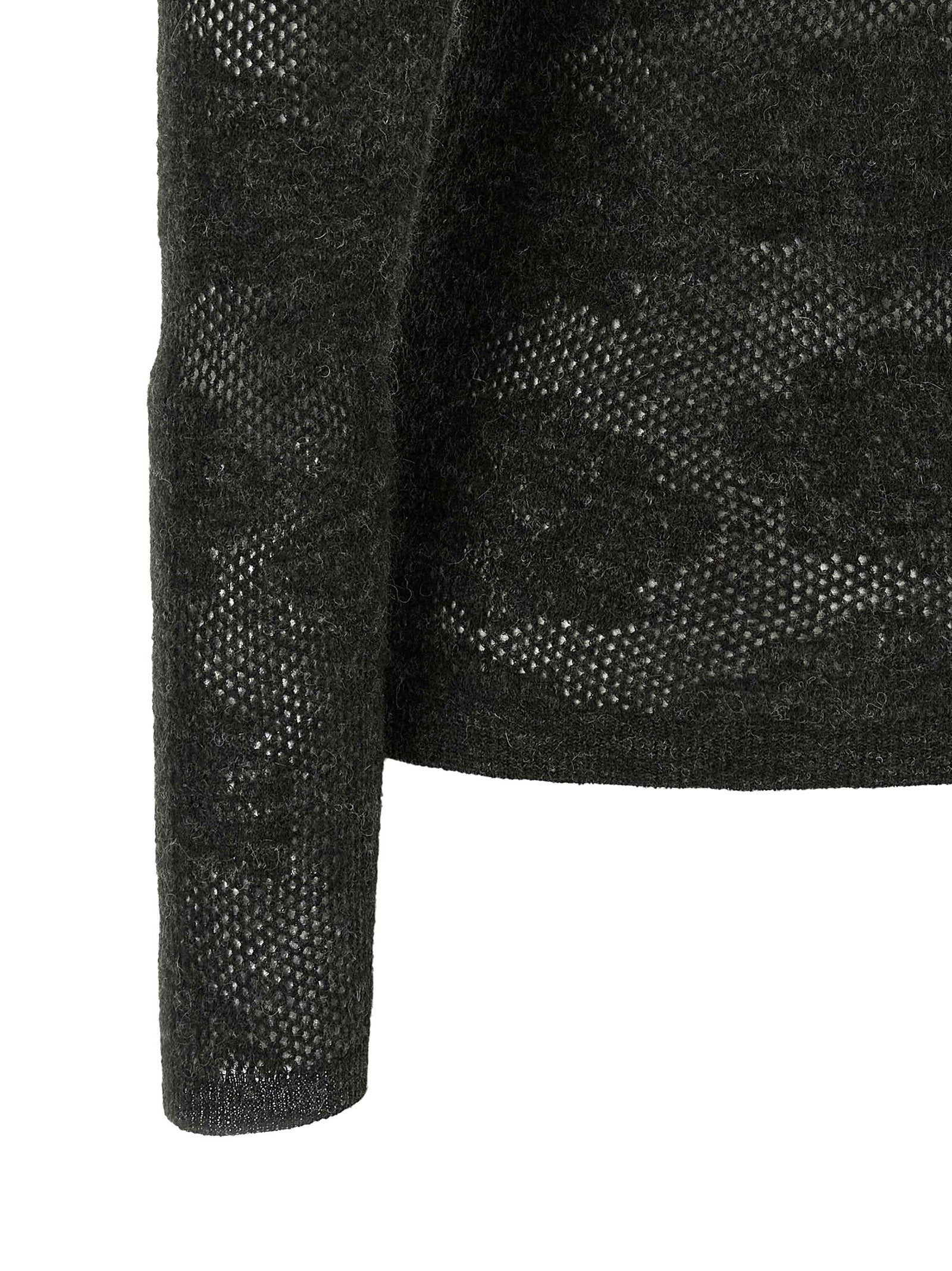 Gray Silk Cardigan