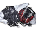 RETRO LABEL RISE ABOVE SATIN JACKET (RETRO 3 Retro OG Black Cement)