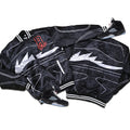 RETRO LABEL reimagined SATIN JACKET (RETRO 5 Black Metallic Reimagined)