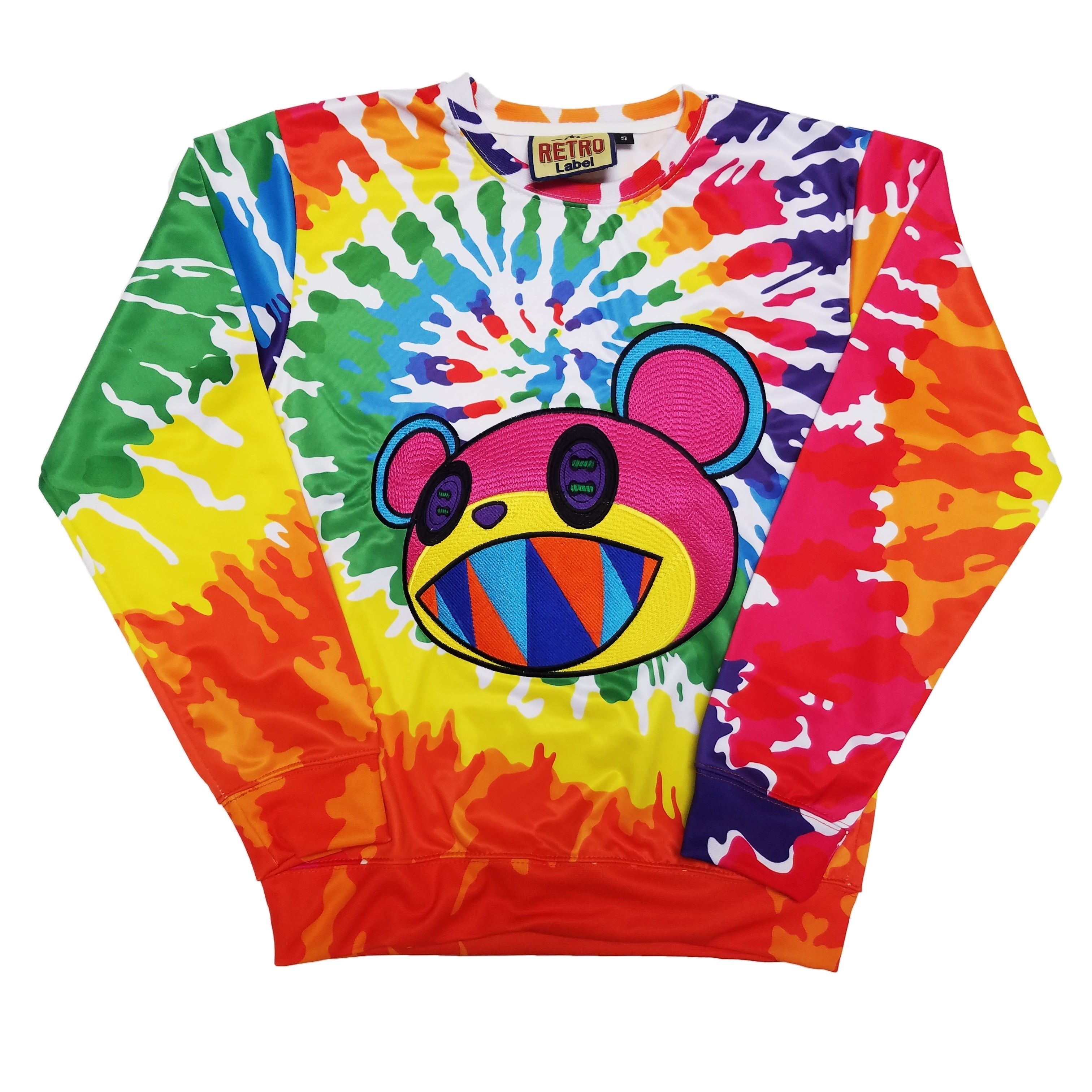 Retro Label Mira Crewneck (Tie Dye)