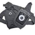 RETRO LABEL WATCH OVER ME HOODIE (RETRO 14 FLINT GREY)