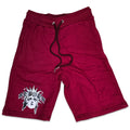 Retro Label REBORN Shorts (Retro 1 Metallic Burgundy)