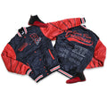 RETRO LABEL Learn from Greatness SATIN JACKET (RETRO 12s flu game)