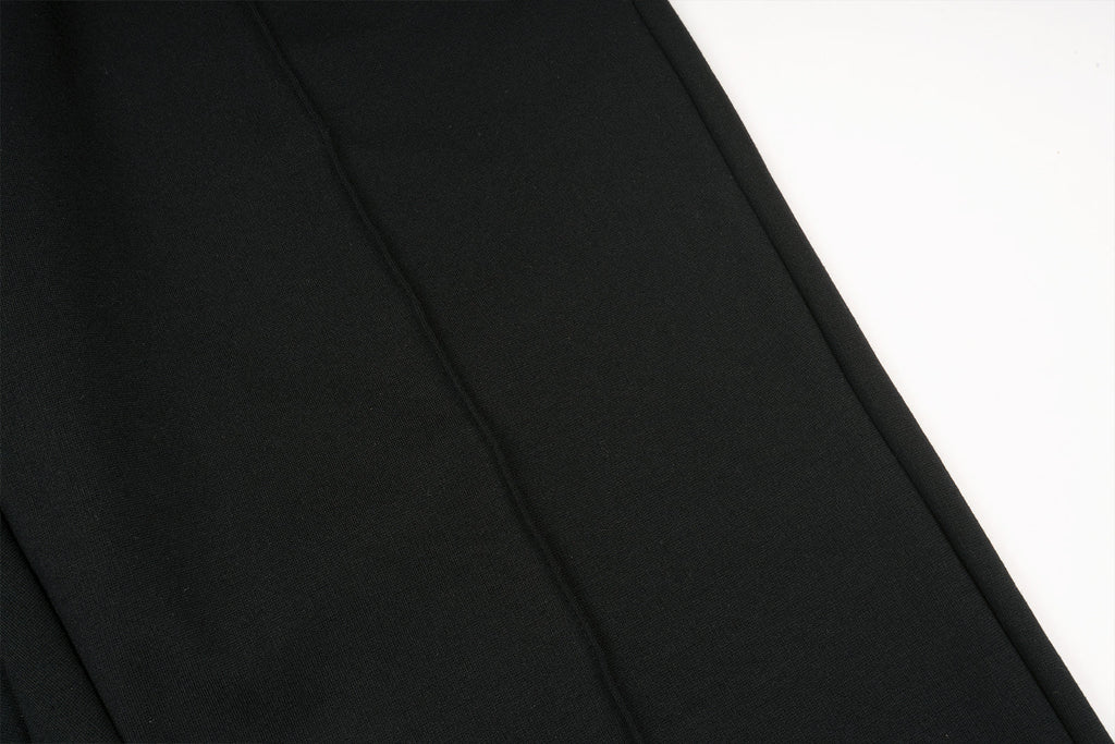 ALPHA STYLE APPLIQUE HARLEY PANTS (BLACK)