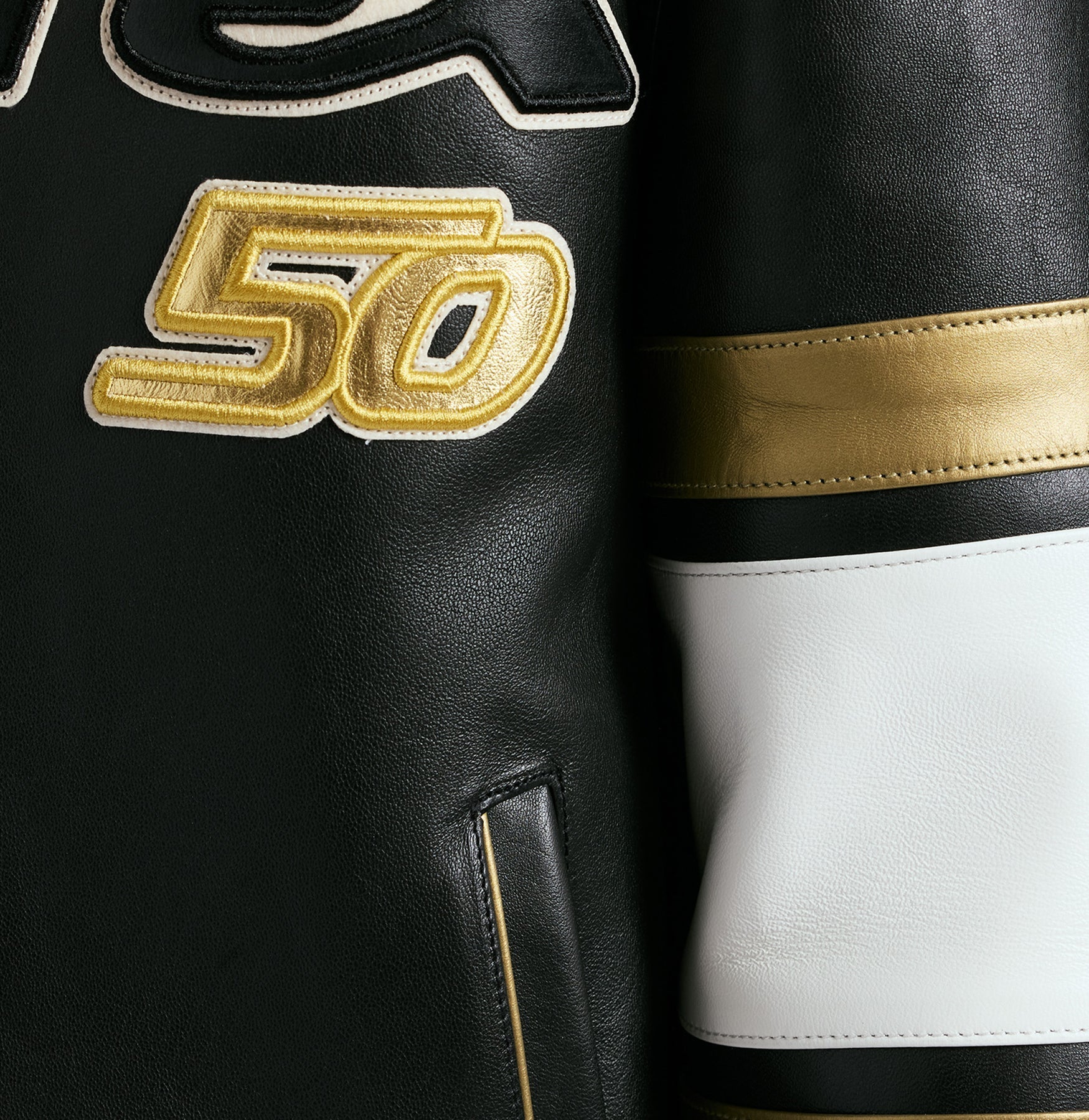 Avirex 50TH ANNIVERSARY JACKET (Black/Gold)