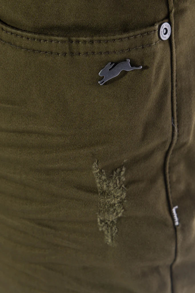 A TIZIANO Atlas | Twill Jean (Dark Olive)