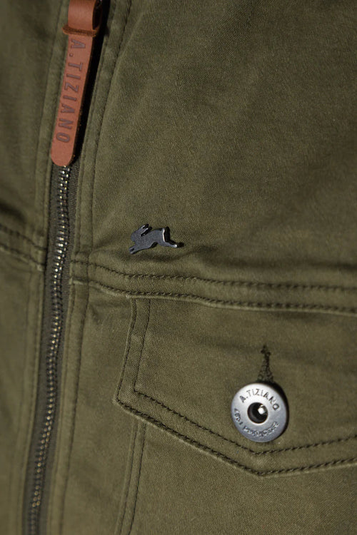 A TIZIANO Davis | Solid Bomber Jacket (Dark Olive)