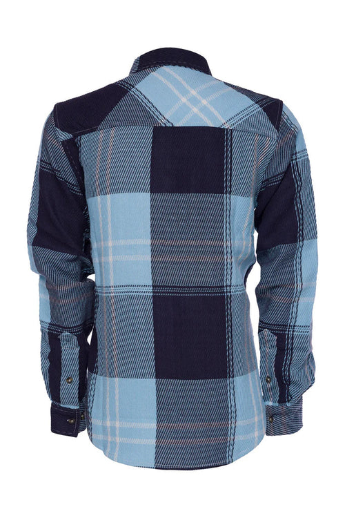 A TIZIANO Erick | Yarn Dyed Plaid Shirt (CORY BLUE)