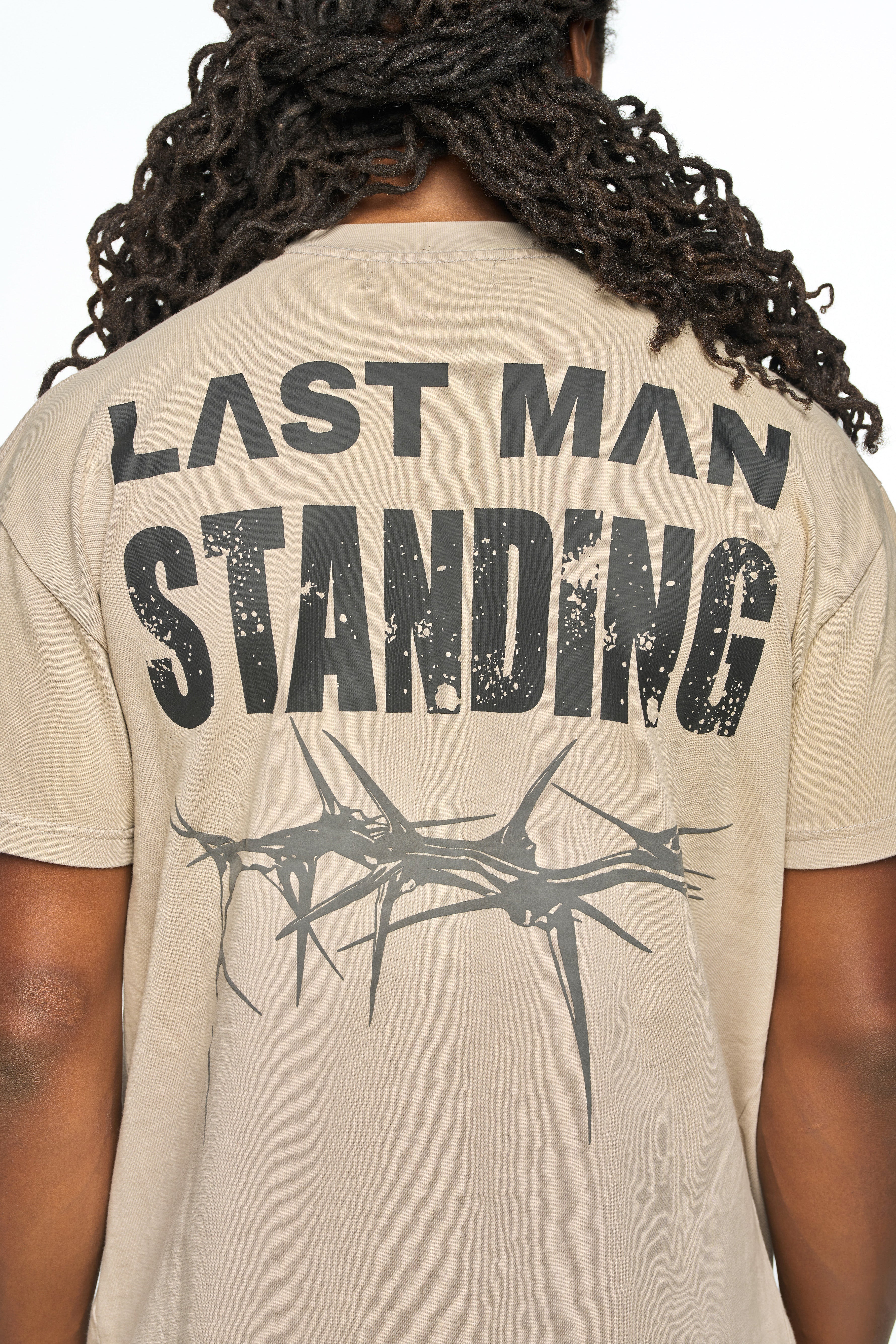 AOLOGNE LEFT STANDING GREY SS TEE (GREY)