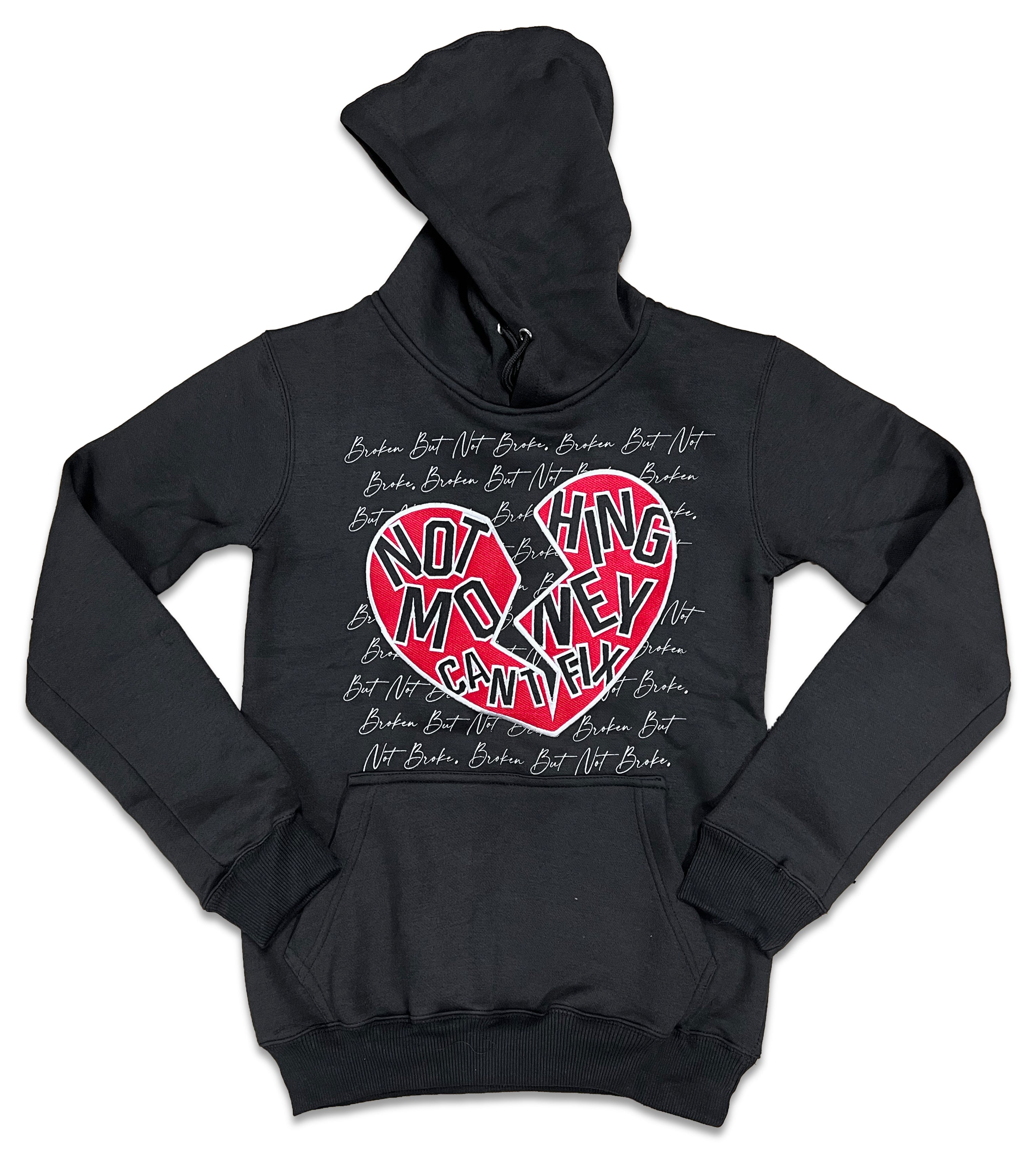 RETRO LABEL Broke but not Broken HOODIE (RETRO 13 play off)