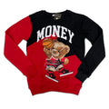 RETRO LABEL MONEY BEAR CREWNECK (RETRO 1 BRED PATENT)