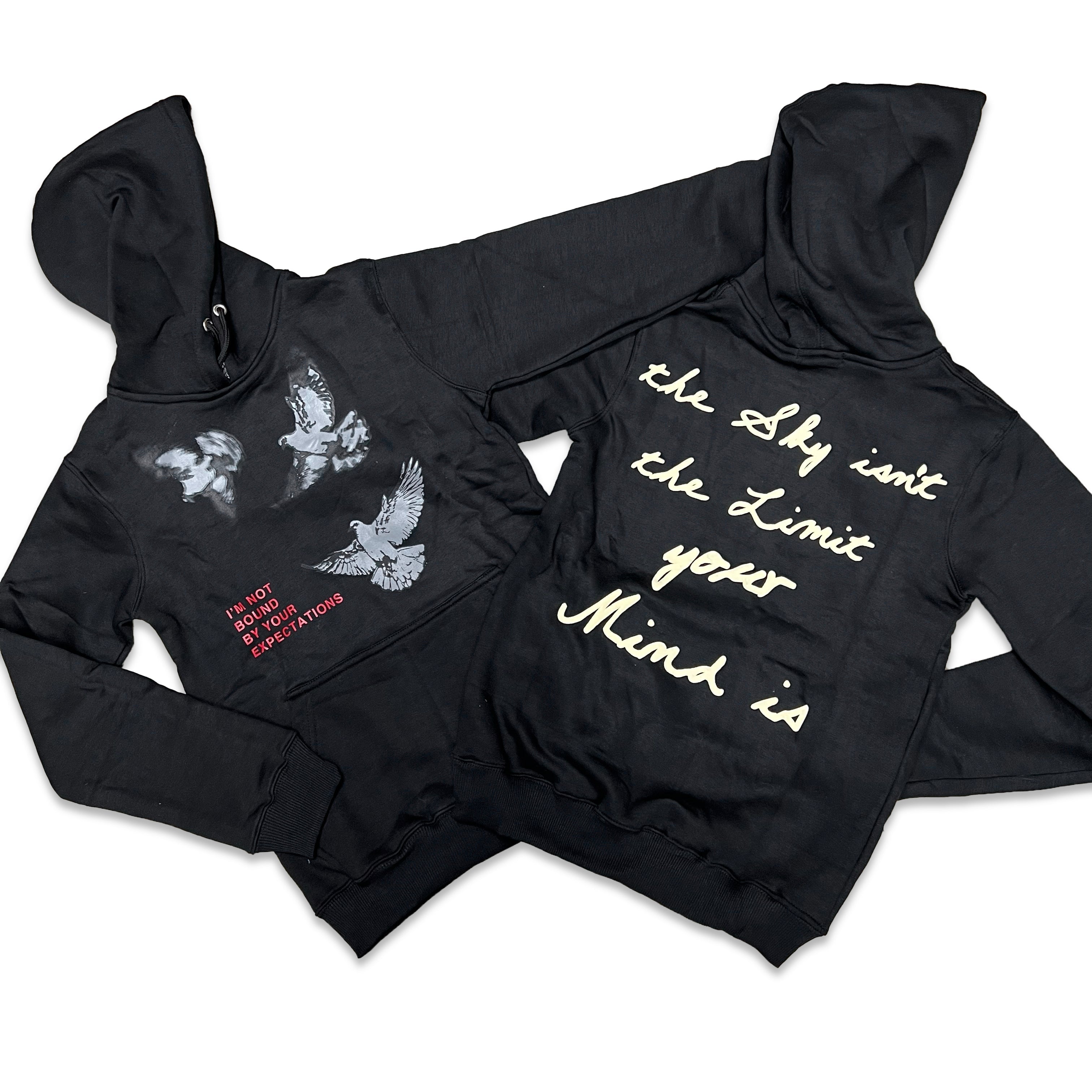 RETRO LABEL GO BEYOND HOODIE (Retro 2 Black Cement)