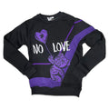 Retro Label No Love Crewneck (Retro 13 Court Purple)